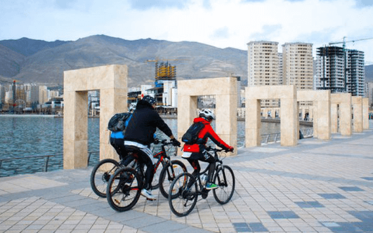 دوچرخه سواری در باملند تهران
